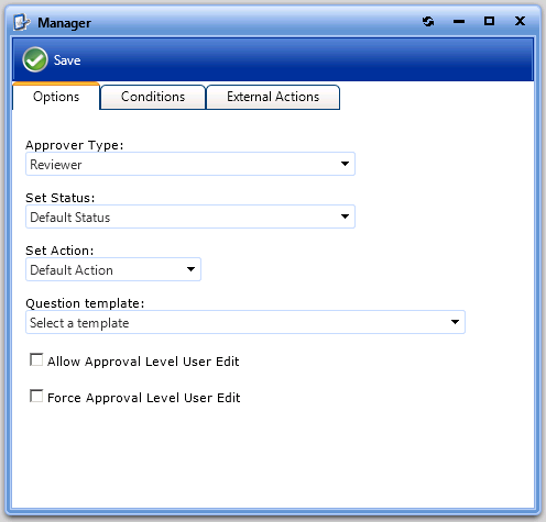 Workflow Step Properties Dialog Box